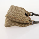 GUCCI GG Canvas Micro GG Supreme Pouch Bag PVC 4 Set Beige White Auth ki6375-10