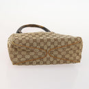 GUCCI GG Canvas Micro GG Supreme Pouch Bag PVC 4 Set Beige White Auth ki6375-12