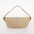 GUCCI GG Canvas Micro GG Supreme Pouch Bag PVC 4 Set Beige White Auth ki6375-20