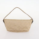 GUCCI GG Canvas Micro GG Supreme Pouch Bag PVC 4 Set Beige White Auth ki6375-21