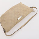 GUCCI GG Canvas Micro GG Supreme Pouch Bag PVC 4 Set Beige White Auth ki6375-23