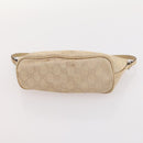 GUCCI GG Canvas Micro GG Supreme Pouch Bag PVC 4 Set Beige White Auth ki6375-24