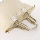 GUCCI GG Canvas Micro GG Supreme Pouch Bag PVC 4 Set Beige White Auth ki6375-5