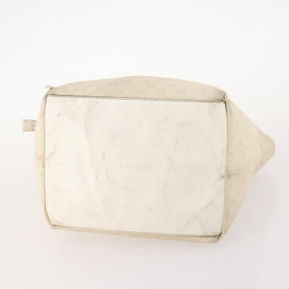 GUCCI GG Canvas Micro GG Supreme Pouch Bag PVC 4 Set Beige White Auth ki6375