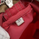 PRADA Boston Bag Nylon Pink Silver Auth ki6378-20