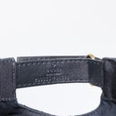 GUCCI Web Sherry Line GG Canvas Baseball Cap L Black 200035 204891 Auth ki6381-12