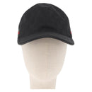 GUCCI Web Sherry Line GG Canvas Baseball Cap L Black 200035 204891 Auth ki6381-13