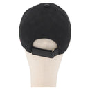 GUCCI Web Sherry Line GG Canvas Baseball Cap L Black 200035 204891 Auth ki6381-2