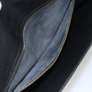 LOUIS VUITTON Epi Serie Dragonne Clutch Bag Black Noir M52612 LV Auth ki6383-11