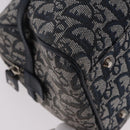 Christian Dior Trotter Canvas Hand Bag Navy Silver Auth ki6384-13