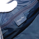 Christian Dior Trotter Canvas Hand Bag Navy Silver Auth ki6384-20