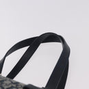 Christian Dior Trotter Canvas Hand Bag Navy Silver Auth ki6384-8