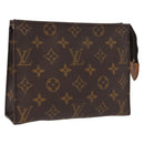 LOUIS VUITTON Monogram Poche Toilette 19 Pouch M47544 LV Auth ki6386-1