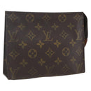 LOUIS VUITTON Monogram Poche Toilette 19 Pouch M47544 LV Auth ki6390-1