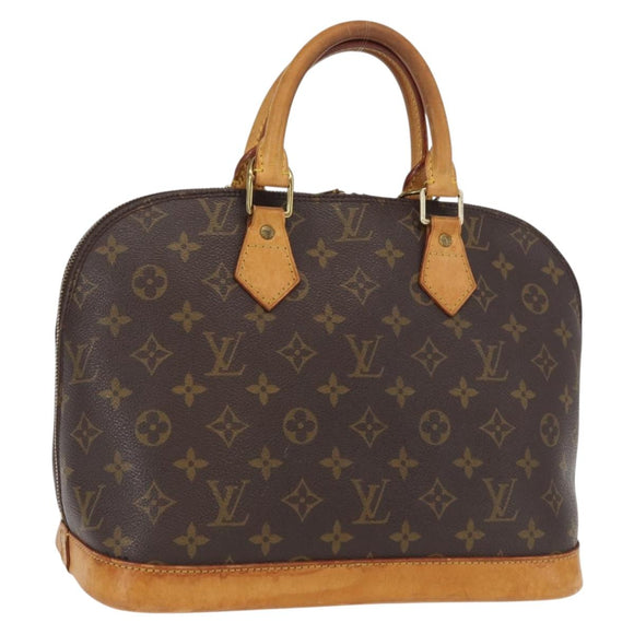 LOUIS VUITTON Monogram Alma Hand Bag M51130 LV Auth ki6392