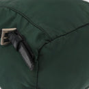 PRADA Backpack Nylon Green Silver Auth ki6395-18