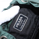 PRADA Backpack Nylon Green Silver Auth ki6395-24