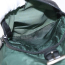 PRADA Backpack Nylon Green Silver Auth ki6395-27