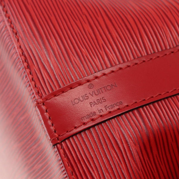 LOUIS VUITTON Epi Petit Noe Shoulder Bag Red M44107 LV Auth ki6398