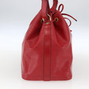 LOUIS VUITTON Epi Petit Noe Shoulder Bag Red M44107 LV Auth ki6398-3