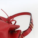 LOUIS VUITTON Epi Petit Noe Shoulder Bag Red M44107 LV Auth ki6398-8