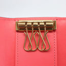LOUIS VUITTON Vernis Multicles 4 Key Case Pink Amarrant M90913 Auth ki6400-9