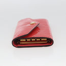 LOUIS VUITTON Vernis Multicles 4 Key Case Pink Amarrant M90913 Auth ki6400-3