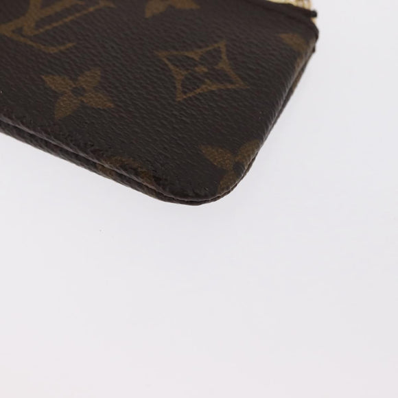 LOUIS VUITTON Monogram Pochette Cles Coin Purse M60033 LV Auth ki6401