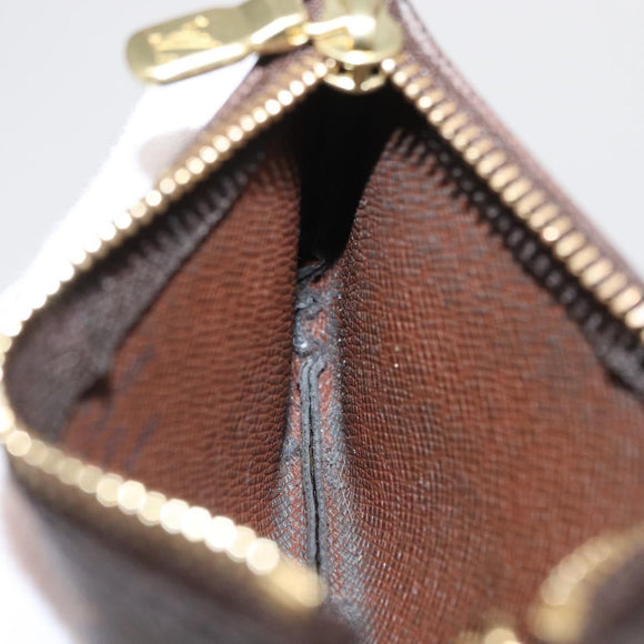 LOUIS VUITTON Monogram Pochette Cles Coin Purse M60033 LV Auth ki6401