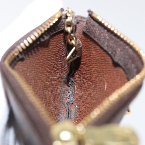 LOUIS VUITTON Monogram Pochette Cles Coin Purse M60033 LV Auth ki6401