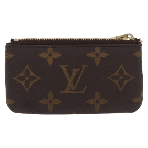 LOUIS VUITTON Monogram Pochette Cles Coin Purse M60033 LV Auth ki6401