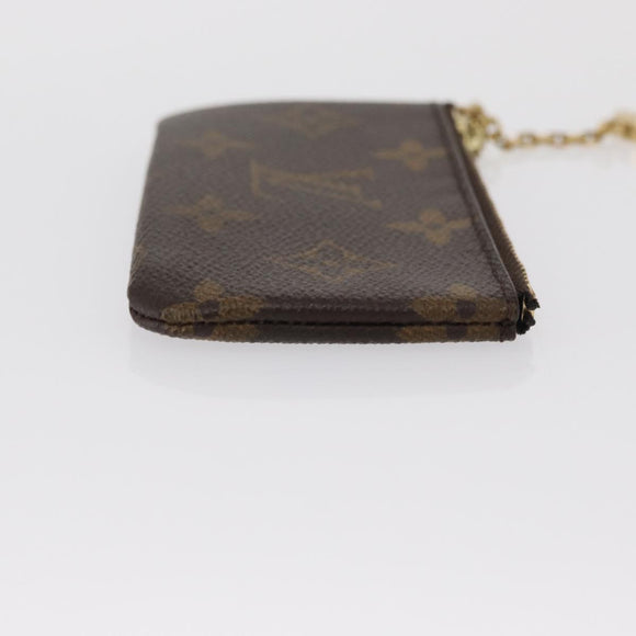 LOUIS VUITTON Monogram Pochette Cles Coin Purse M60033 LV Auth ki6401