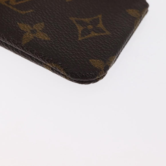 LOUIS VUITTON Monogram Pochette Cles Coin Purse M60033 LV Auth ki6402