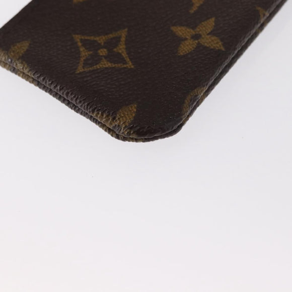 LOUIS VUITTON Monogram Pochette Cles Coin Purse M60033 LV Auth ki6402