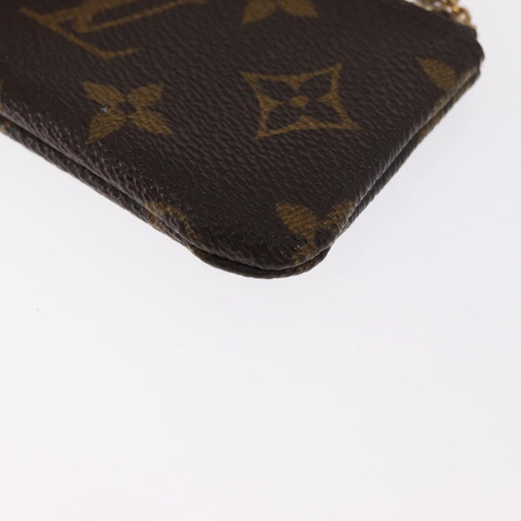 LOUIS VUITTON Monogram Pochette Cles Coin Purse M60033 LV Auth ki6402
