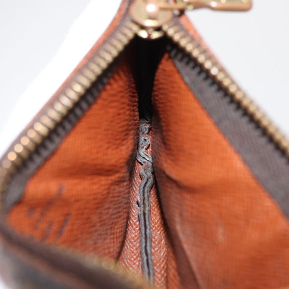 LOUIS VUITTON Monogram Pochette Cles Coin Purse M60033 LV Auth ki6402