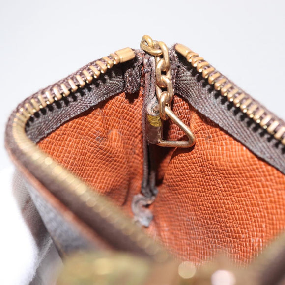 LOUIS VUITTON Monogram Pochette Cles Coin Purse M60033 LV Auth ki6402