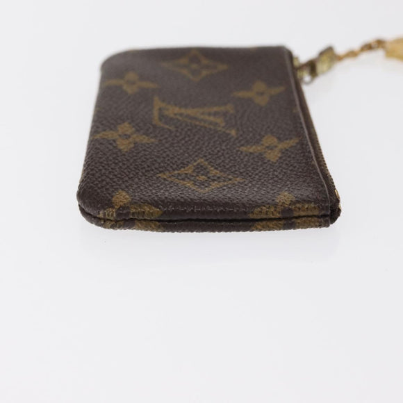 LOUIS VUITTON Monogram Pochette Cles Coin Purse M60033 LV Auth ki6402
