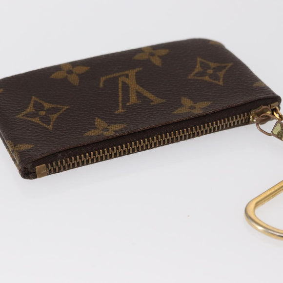 LOUIS VUITTON Monogram Pochette Cles Coin Purse M60033 LV Auth ki6402