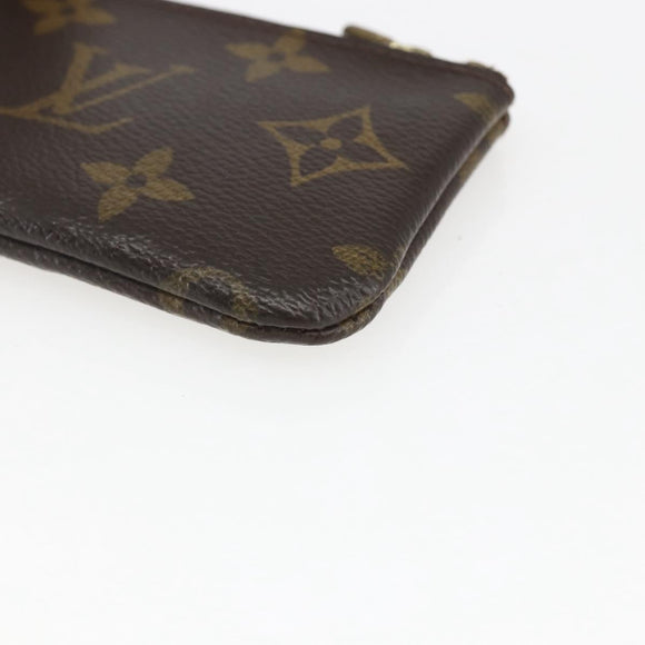 LOUIS VUITTON Monogram Pochette Cles Coin Purse M60033 LV Auth ki6403