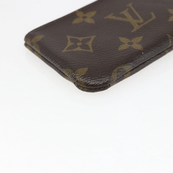 LOUIS VUITTON Monogram Pochette Cles Coin Purse M60033 LV Auth ki6403