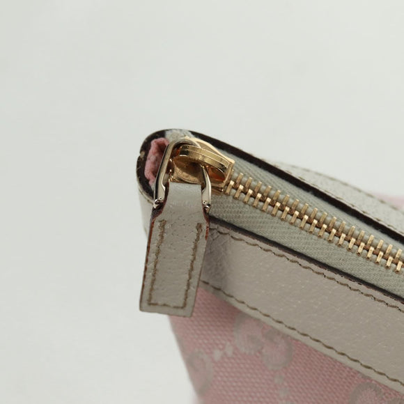 GUCCI GG Canvas Tote Bag Pink Gold 141470 Auth ki6408A