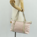 GUCCI GG Canvas Tote Bag Pink Gold 141470 Auth ki6408A-24