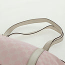 GUCCI GG Canvas Tote Bag Pink Gold 141470 Auth ki6408A-8