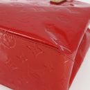LOUIS VUITTON Monogram Vernis Reade PM Bag Pomme D'amour M91990 LV Auth ki6412-10
