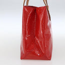 LOUIS VUITTON Monogram Vernis Reade PM Bag Pomme D'amour M91990 LV Auth ki6412-5