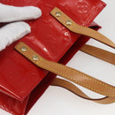 LOUIS VUITTON Monogram Vernis Reade PM Bag Pomme D'amour M91990 LV Auth ki6412-6