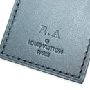 LOUIS VUITTON Taurillon Clemence Sac Plat Cloth Black M21884 Auth ki6418SAM-9
