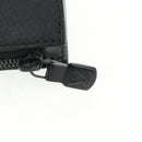 LOUIS VUITTON Taurillon Clemence Sac Plat Cloth Black M21884 Auth ki6418SAM-10