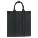 LOUIS VUITTON Taurillon Clemence Sac Plat Cloth Black M21884 Auth ki6418SAM-2